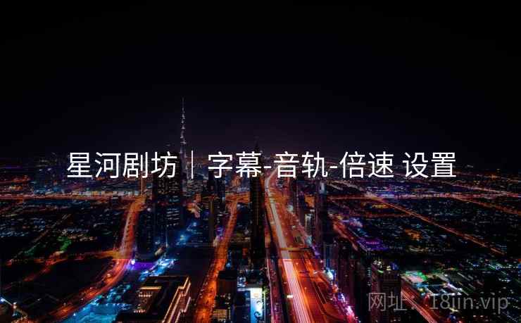 星河剧坊｜字幕-音轨-倍速 设置  第2张