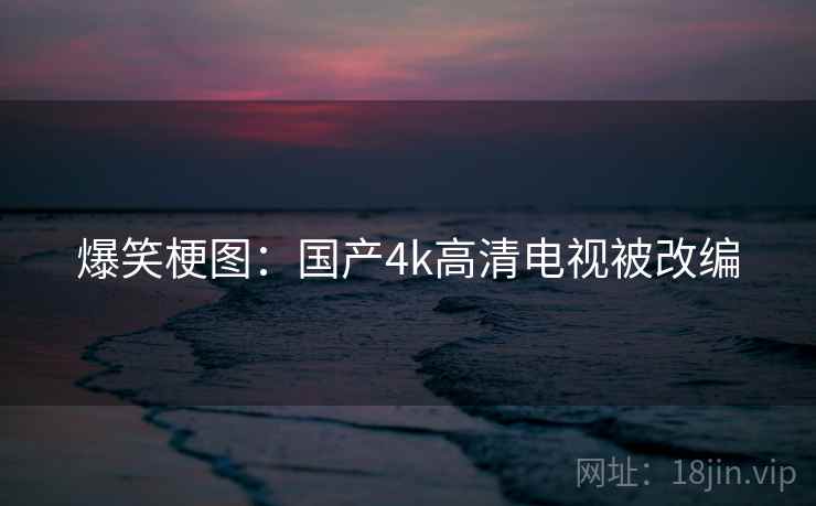 爆笑梗图:国产4k高清电视被改编 第2张 爆笑梗图:国产4k高清电视被改编 第2张